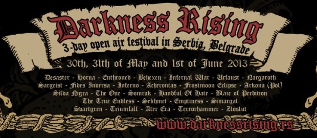 DARKNESS RISING FESTIVAL 2014 is not going to happen